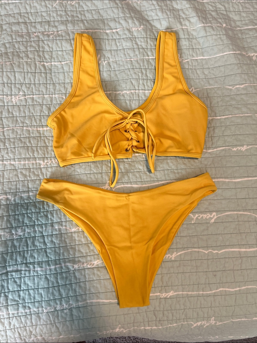 Yellow bikini size Small